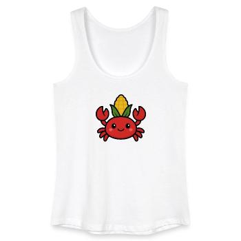 Corncrab - Frauen Bio Tank Top - Weiß - Vorne