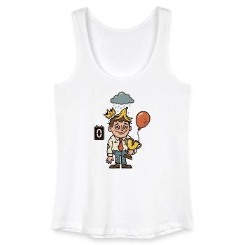 Pechvogel Looser Verlierer NIchtsnutz Versager - Frauen Bio Tank Top - Weiß - Vorne