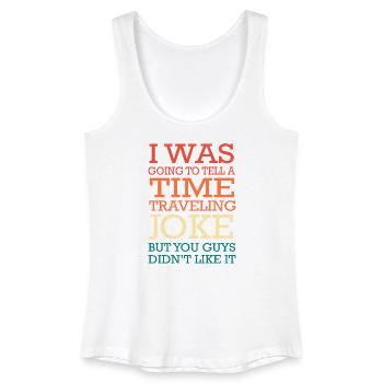Time travel - Women’s Organic Tank Top - white - Front