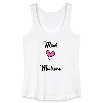 THANK YOU MISTRESS - Women’s Organic Tank Top - white - Front