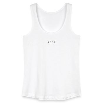 Brat. N.01_B - Women’s Organic Tank Top - white - Front