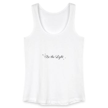 Be the Light - Women’s Organic Tank Top - white - Front