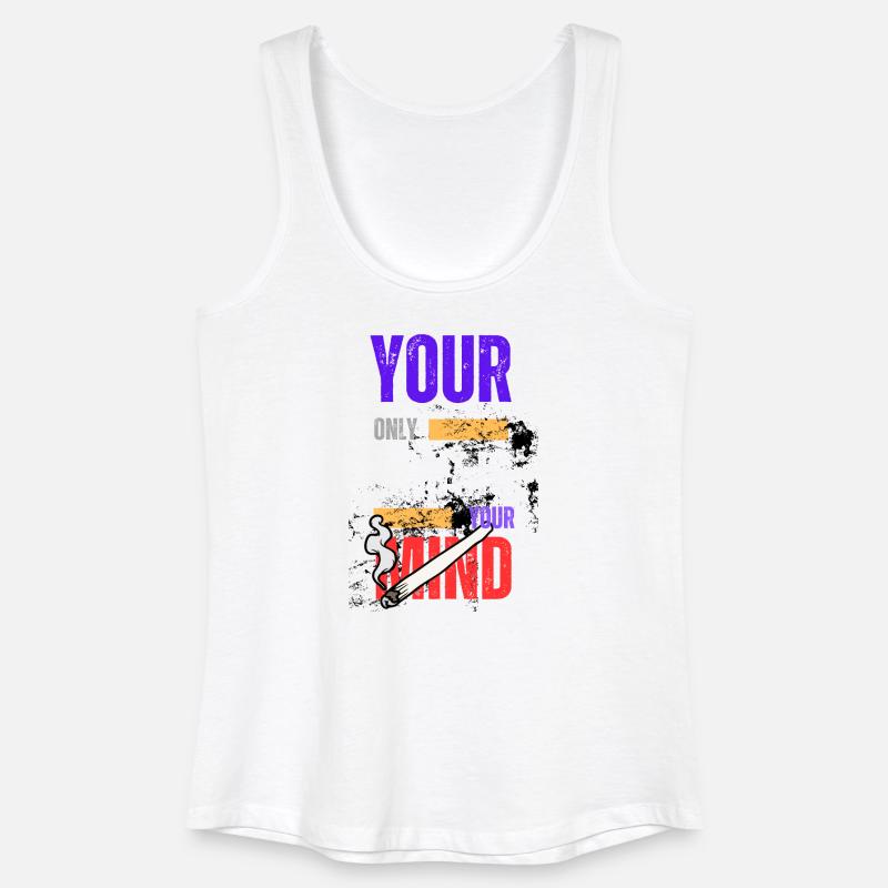 Your Only Limit Is Your Mind - Women’s Organic Tank Top - white