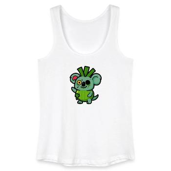 Zombie-Koalauch - Frauen Bio Tank Top - Weiß - Vorne