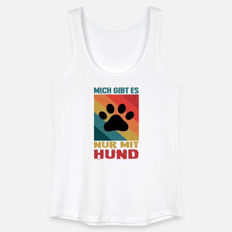 Gassi Outfits Hunde Herrchen Hundehalter Hund - Frauen Bio Tank Top - Weiß