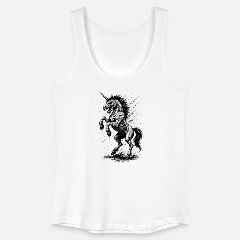Unicorn - Women’s Organic Tank Top - white