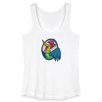Bremen Town Musicians: Rooster for early risers! - Women’s Organic Tank Top - white - Front