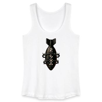 Unterirdische Stacheldrahtbombe - Frauen Bio Tank Top - Weiß - Vorne