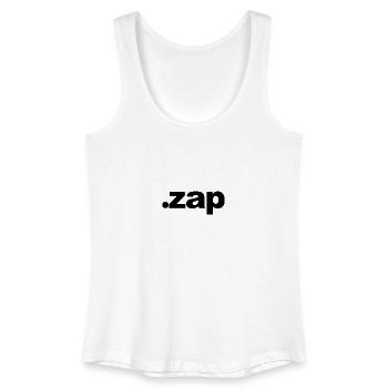 dot zap - Débardeur bio Femme - blanc - Devant