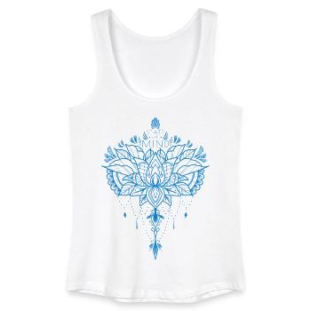 ÉTAT D'ESPRIT BLEU - Débardeur bio Femme - blanc - Devant