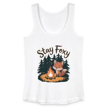 Stay Foxy - Women’s Organic Tank Top - white - Front