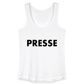 Presse - Débardeur bio Femme - blanc - Devant