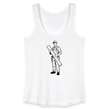 Zimmermann - Frauen Bio Tank Top - Weiß - Vorne