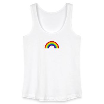 regenbogen - Frauen Bio Tank Top - Weiß - Vorne