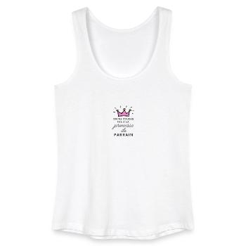 Pate Prinzessin - Frauen Bio Tank Top - Weiß - Vorne