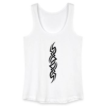 tribal - Débardeur bio Femme - blanc - Devant