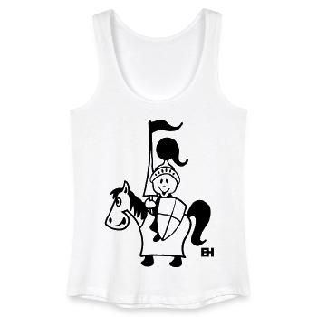 Ritter - Frauen Bio Tank Top - Weiß - Vorne