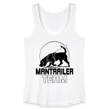 MANTRAILER TEAM Chien Sports Recherche Chien Chien Chien - Débardeur bio Femme - blanc - Devant