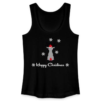 weihnachten - Frauen Bio Tank Top - Schwarz - Vorne