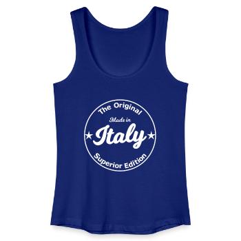 Italy Edition - Débardeur bio Femme - bleu roi - Devant