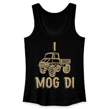 Unimog Fahrzeug SUV Laster ATV - Frauen Bio Tank Top - Schwarz - Vorne