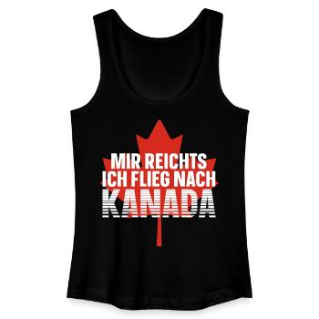 Kanada - Frauen Bio Tank Top - Schwarz - Vorne