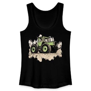 MB trac 1300 turbo | Traktor - Frauen Bio Tank Top - Schwarz - Vorne