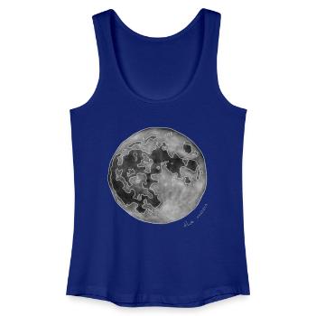 MOND - Frauen Bio Tank Top - Königsblau - Vorne