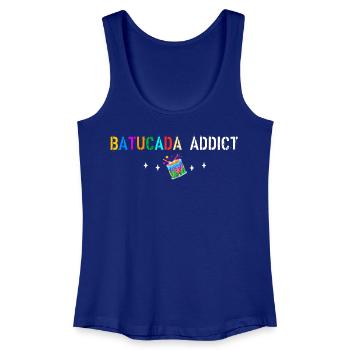 Batucada addict - Women’s Organic Tank Top - royal blue - Front