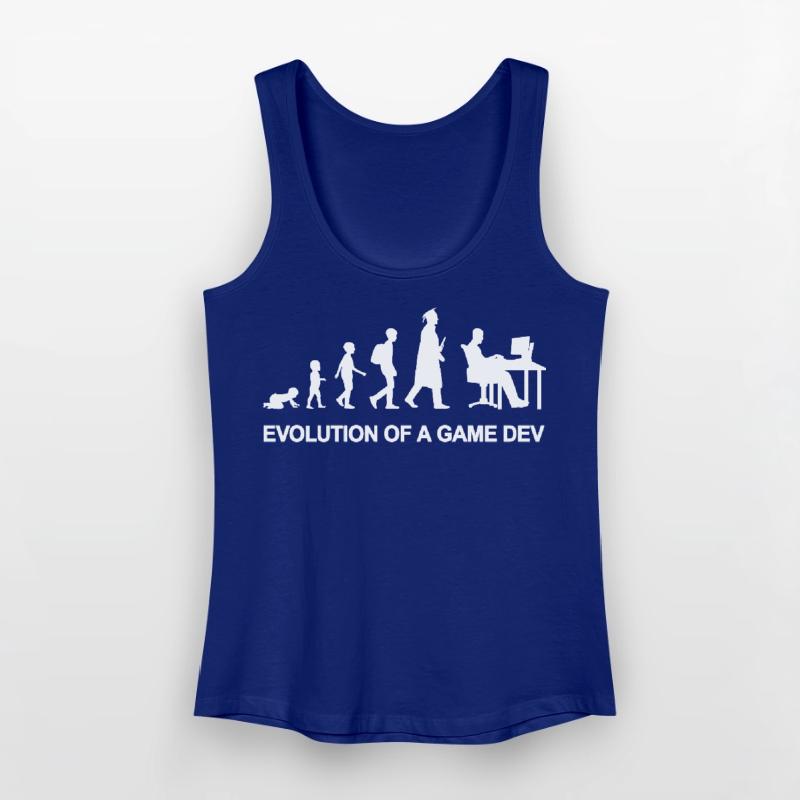 Game Developer Evolution Frauen Bio Tank Top