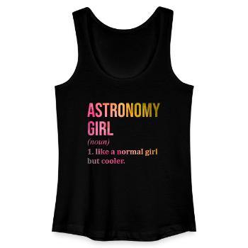 astronomie - Débardeur bio Femme - noir - Devant