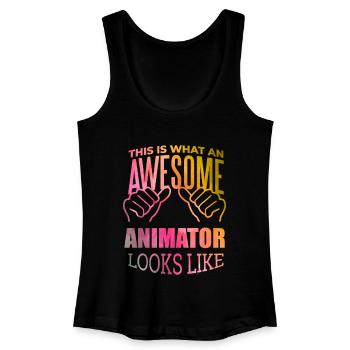 Animation - Women’s Organic Tank Top - black - Front