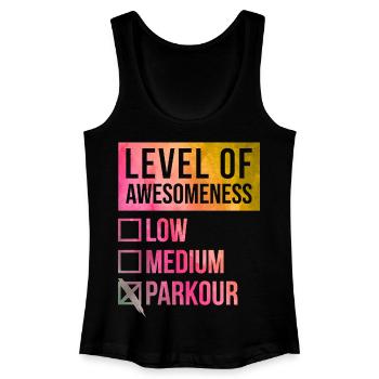 Parkour - Débardeur bio Femme - noir - Devant