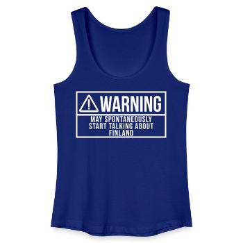 Finland - Women’s Organic Tank Top - royal blue - Front