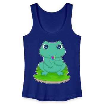 Frog Lollipop - Women’s Organic Tank Top - royal blue - Front