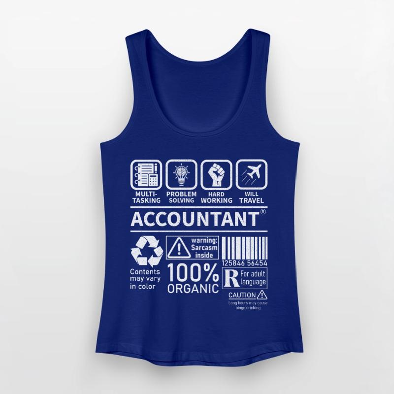 Accountant Multi Tasking Problem Solving Women’s Organic Tank Top
