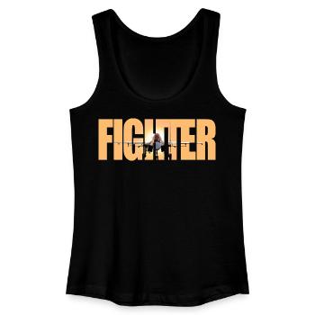 Fighter Su-30SM - Frauen Bio Tank Top - Schwarz - Vorne