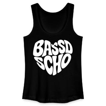 Bassd scho  - Frauen Bio Tank Top - Schwarz - Vorne