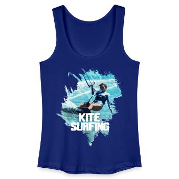 Ocean Glide - Women’s Organic Tank Top - royal blue - Front