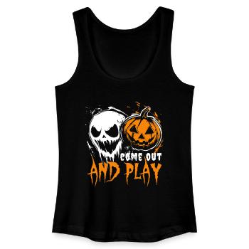 Halloween Costume - Come out and play - Gift - Women’s Organic Tank Top - black - Front