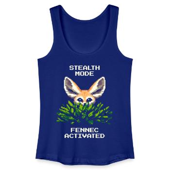 Stealth Mode – Fennec Enabled | Fennec - Women’s Organic Tank Top - royal blue - Front