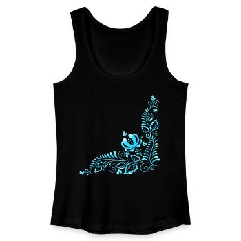 Ornament - Frauen Bio Tank Top - Schwarz - Vorne