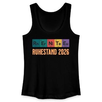 Pension 2026 Periodic Table Design - Women’s Organic Tank Top - black - Front