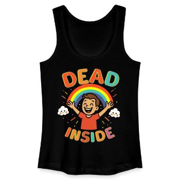 Dead Inside - Frauen Bio Tank Top - Schwarz - Vorne