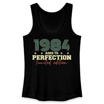 1984 - Frauen Bio Tank Top - Schwarz - Vorne