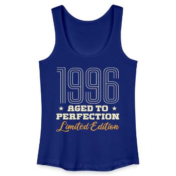 1996 The Age of Perfection 96 Birthday Gift - Women’s Organic Tank Top - royal blue - Front