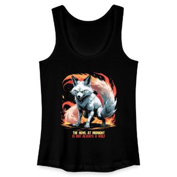 Kitsune Mythologische Kreaturen - Frauen Bio Tank Top - Schwarz - Vorne