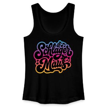 Schlager Maus - Schlagermaus - Schlagermusik - Frauen Bio Tank Top - Schwarz - Vorne