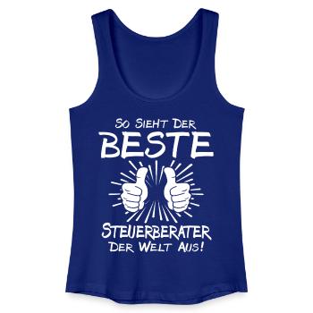 Best Tax Advisor - Women’s Organic Tank Top - royal blue - Front