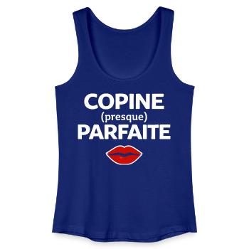 Perfekte Freundin, Humor, Geschenkidee, Frau - Frauen Bio Tank Top - Königsblau - Vorne